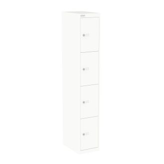 Bisley CLK 4 Door Locker - 457mm - Traffic White