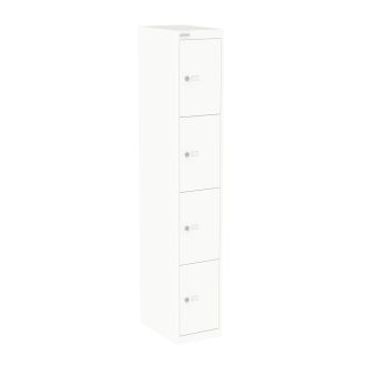 Bisley CLK 4 Door Locker - 457mm - Traffic White