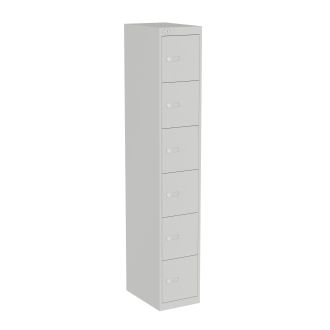 Bisley CLK 6 Door Locker - 457mm - Light Grey