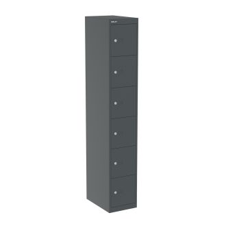 Bisley CLK 6 Door Locker - 457mm - Anthracite Grey