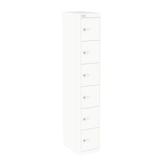 Bisley CLK 6 Door Locker - 457mm - Traffic White