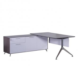 Duo Executive Desk with Return