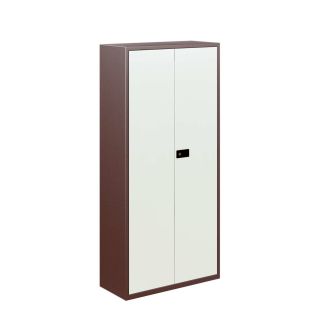 Bisley Stationery Cupboard - 1806mm - Coffee & Cream