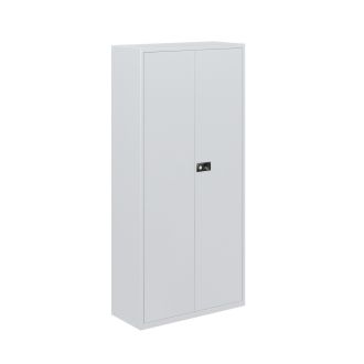 Bisley Stationery Cupboard - 1950mm - Light Grey