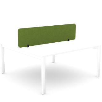 Elite Acoustic PET Fabric Desk Screen-Fabric - Citrus Green