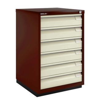 6 Drawer F Series Flush Front - Coffee & Cream