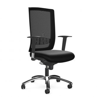 Golding Mesh Back Office Chair - Black Frame - Black Mesh Back