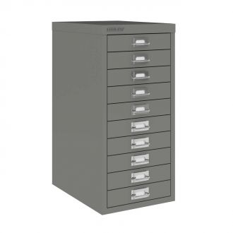 10 Drawer Multi-Drawer Cabinet - Bisley A3-Bisley Steel - Slate