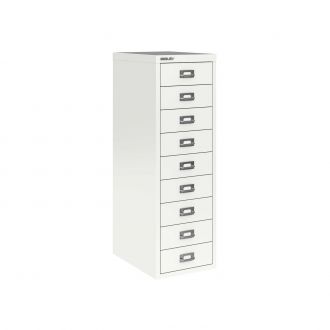 9 Drawer Multi-Drawer Cabinet - Bisley A4 - Traffic White