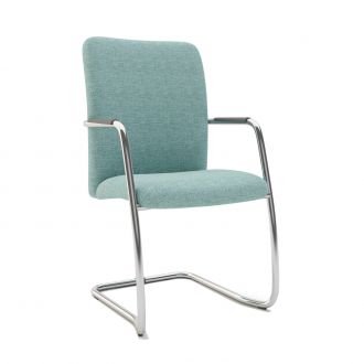 High Back Meeting Chair - Cantilever Base