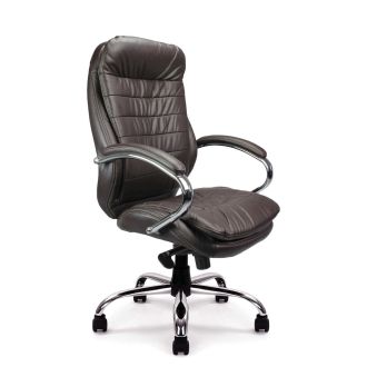 Keats Leather Executive Chair - Brown