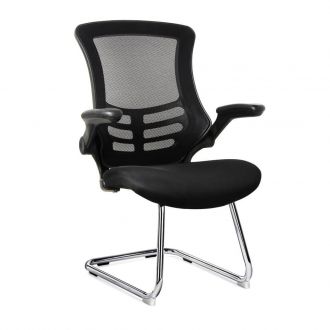Lugo Mesh Visitor Chair - Cantilever Base