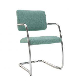 Medium Back Meeting Chair - Cantilever Base