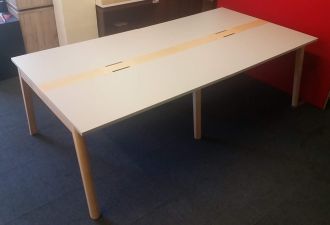 Used Narbutas Nova Meeting Table - Light Grey