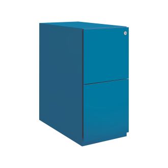 Bisley Note 2 Drawer Slimline Mobile Pedestal - Azure