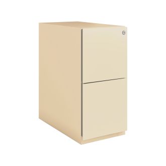 Bisley Note 2 Drawer Slimline Mobile Pedestal - Cream