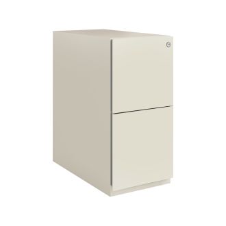 Bisley Note 2 Drawer Slimline Mobile Pedestal-Bisley Steel - Portland