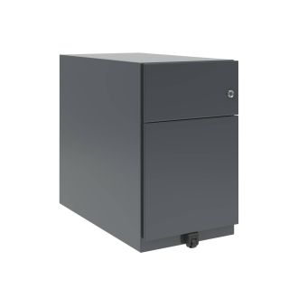 Bisley Note 2 Drawer Mobile Pedestal - 495mm - Anthracite Grey