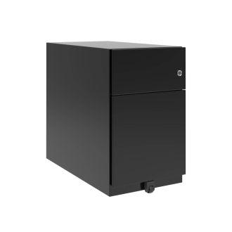 Bisley Note 2 Drawer Mobile Pedestal - 495mm - Black