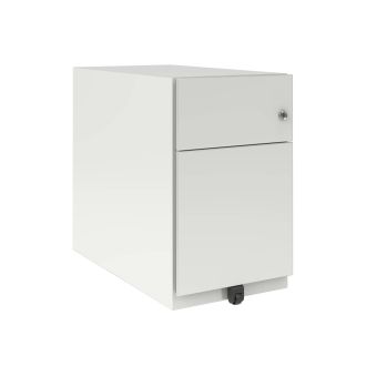 Bisley Note 2 Drawer Mobile Pedestal - 495mm - Traffic White