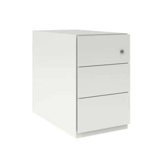 Bisley Note 3 Drawer Mobile Pedestal - 495mm - Traffic White