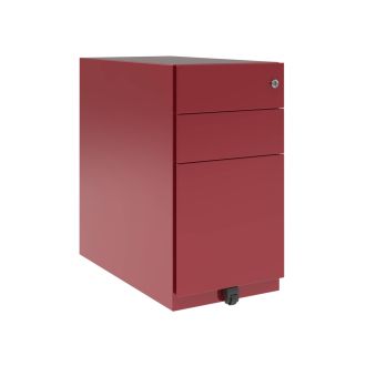 Bisley Note 3 Drawer Slimline Mobile Pedestal - Cardinal Red