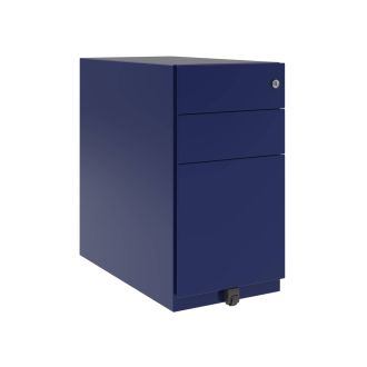 Bisley Note 3 Drawer Slimline Mobile Pedestal - Oxford Blue