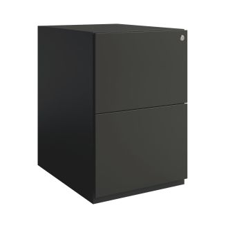 Bisley Note 2 Drawer Mobile Pedestal - Anthracite Grey