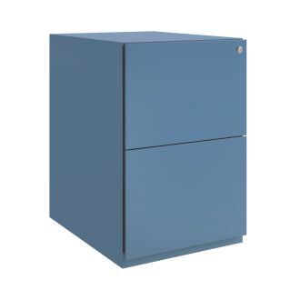 Bisley Note 2 Drawer Mobile Pedestal-Bisley Steel - Bisley Blue