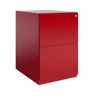 Bisley Note 2 Drawer Mobile Pedestal - Cardinal Red