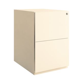 Bisley Note 2 Drawer Mobile Pedestal - Chalk White