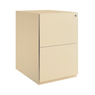 Bisley Note 2 Drawer Mobile Pedestal - Cream