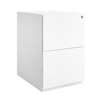 Bisley Note 2 Drawer Mobile Pedestal - Traffic White