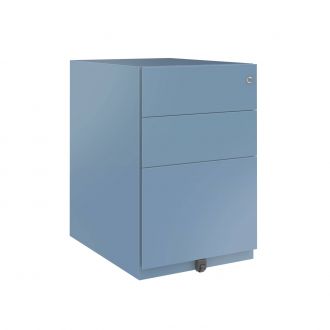 Bisley Note 3 Drawer Mobile Pedestal-Bisley Steel - Bisley Blue