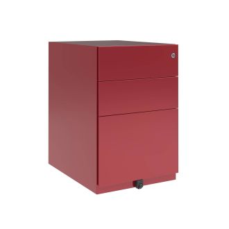 Bisley Note 3 Drawer Mobile Pedestal - Cardinal Red