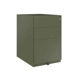 Bisley Note 3 Drawer Mobile Pedestal-Bisley Steel - Olive Green