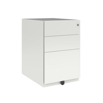 Bisley Note 3 Drawer Mobile Pedestal - Traffic White