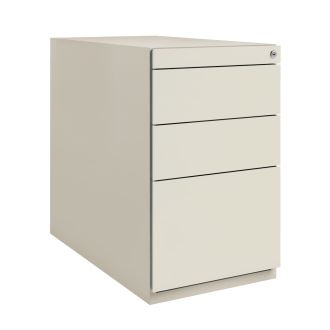 Bisley Note Desk High Pedestal - 3 Drawers-Bisley Steel - Portland