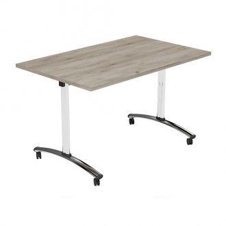 Rectangular Flip-Top Table-Grey Craft Oak