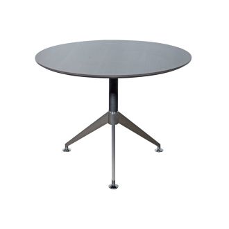 Round Anthracite Meeting Table