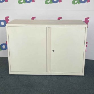 Second Hand White Office Cupboard