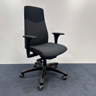 Second Hand Charcoal Fabric Meeting Chair