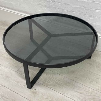 Second Hand Black Glass Coffee Table