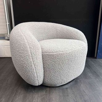 Fermina Armchair in Light Grey