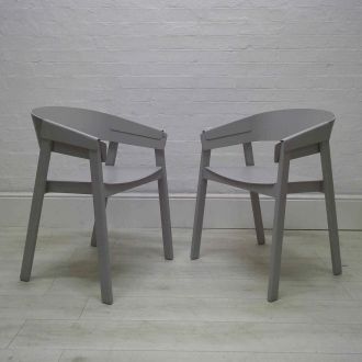 Second Hand Grey Visitor Chairs - Set of 2