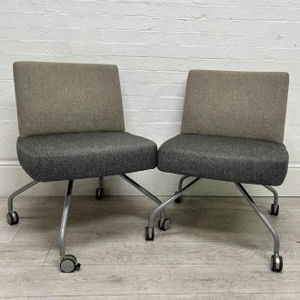 Second Hand Orangebox Lobby Chairs - Set of 2