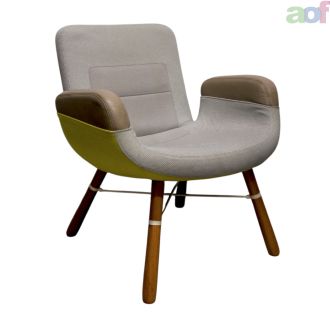 Used Vitra East River Chair - Grey & Green