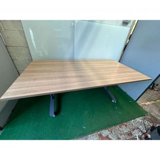 Second Hand Oak Flip Top Meeting Table