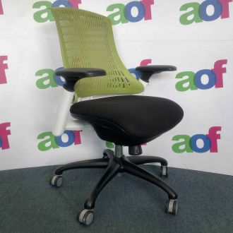 Second Hand Office Chair - Green & Black