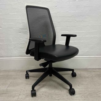 Second Hand Interstuhl Office Chair - Leather Seat